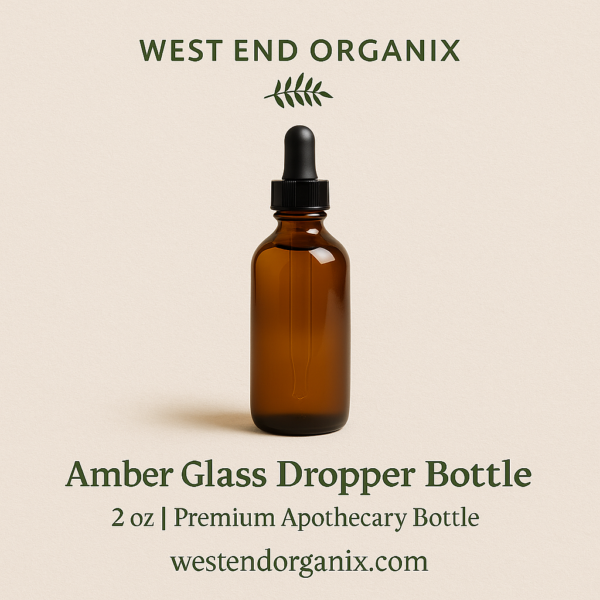 Amber Glass Dropper Bottles (2 oz) – 24-Pack for Oils, Tinctures & Skincare - Image 2