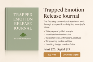 Trapped Emotion Release Journal Emotional Healing Tool by West End Organix