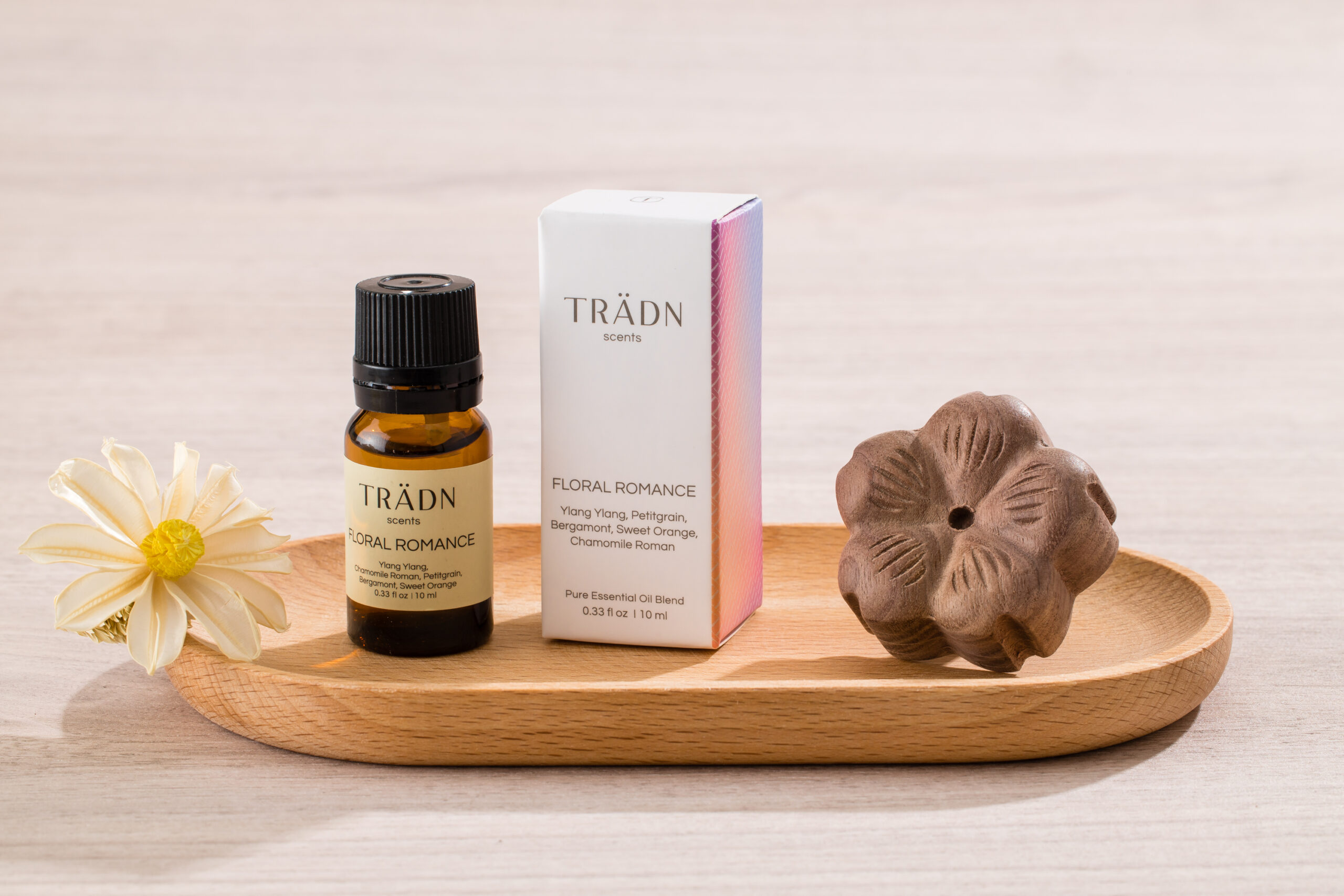 TRÄDN Essential Oils Gift Set with Car Diffuser – 100% Pure Aromatherapy Oils