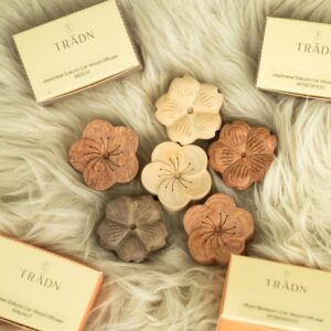 TRÄDN Essential Oils Gift Set with Car Diffuser – 100% Pure Aromatherapy Oils